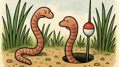 Vtip: Ptá se žížala žížaly, je manžel doma?