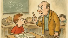 Vtip: Při hodině přírodopisu, pan učitel říká...