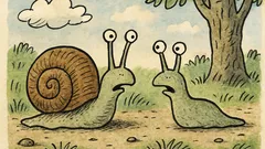 Vtip: Dva šneci se potkají, jeden se ptá