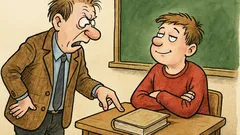 Vtip: Martin říká – Šetřím školní majetek