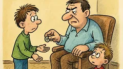 Vtip: Přijde Franta za tátou a říká