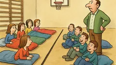 Vtip: Na školním výletě učitel říká...