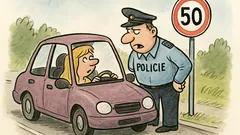 Vtip: Blondýnka jede autem a zastaví ji...