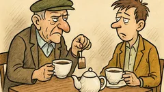 Vtip: Starý Skot říká synovi o čaji