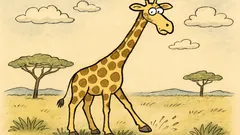 Vtip: Víš, proč má žirafa dlouhý krk?